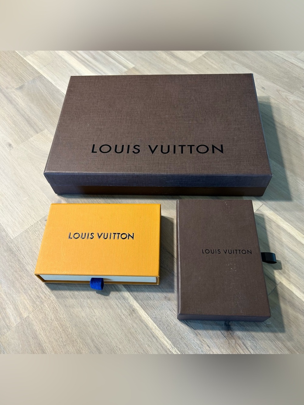 Authentic Louis Vuitton Empty Box Lot (Set of 3)